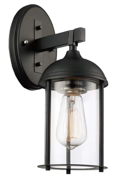 Marshall Lantern, affordable outdoor light fixture, curb appeal for home staging, Kylie M Interiors