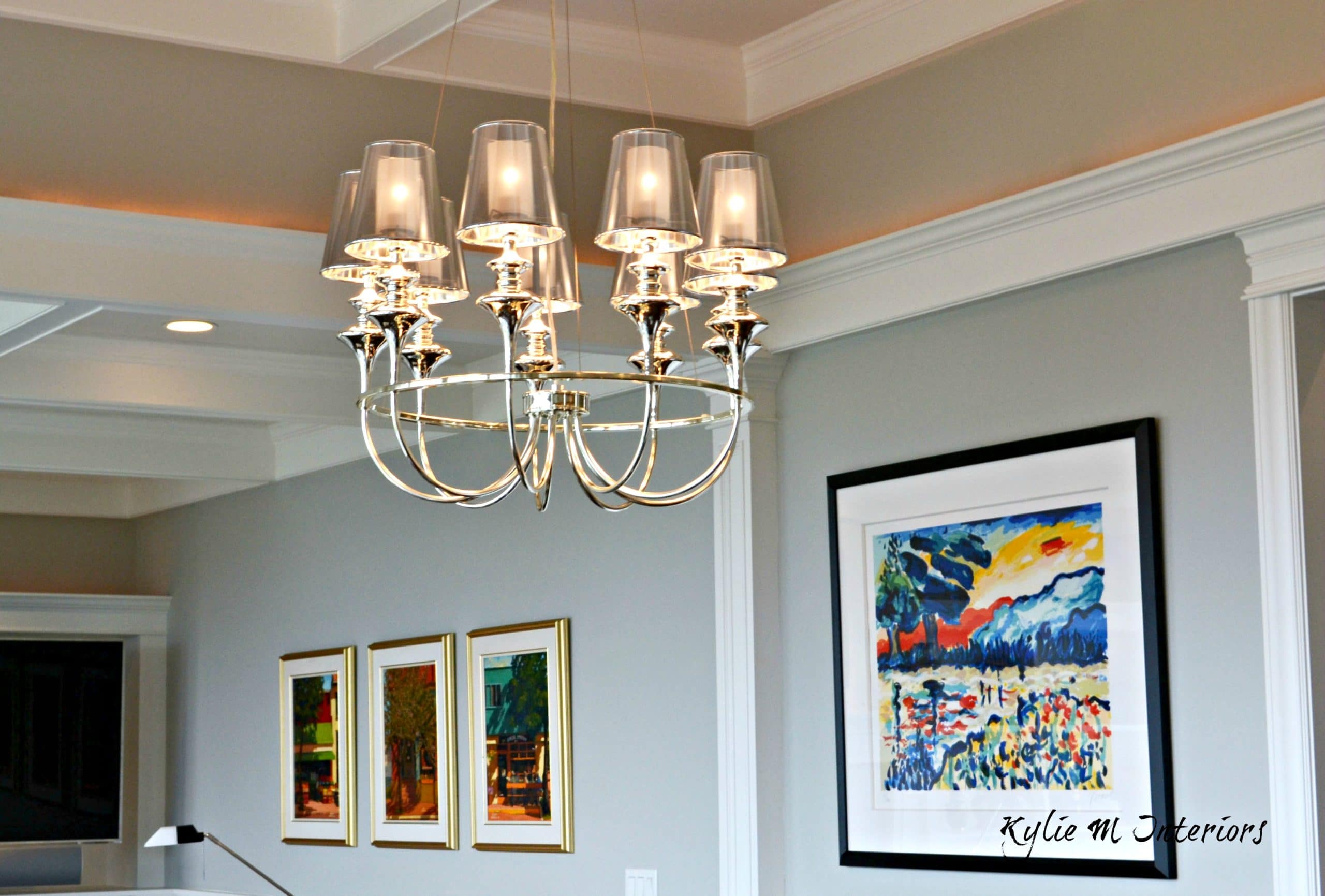 Dining Room Chandelier In Modern Contemporary Style New Home With