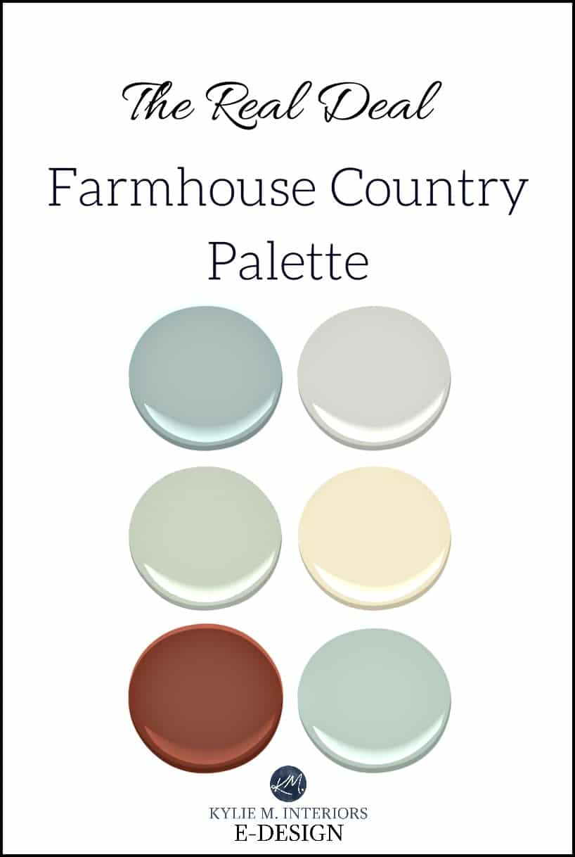 More Colourful Farmhouse Paint Colour Palette For Country