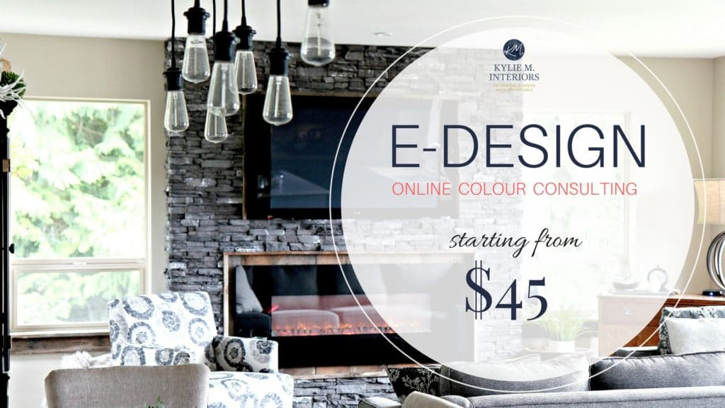 E-design and online paint colour consultation with expert Kylie M Interiors. Specializing in Benjamin Moore and Sherwin Williams paint colours.