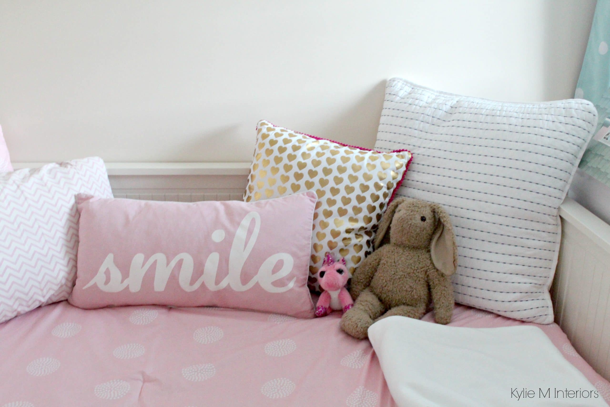 Girls Bedroom Decorating Ideas With Ikea Hemnes Bed Raskog Cart