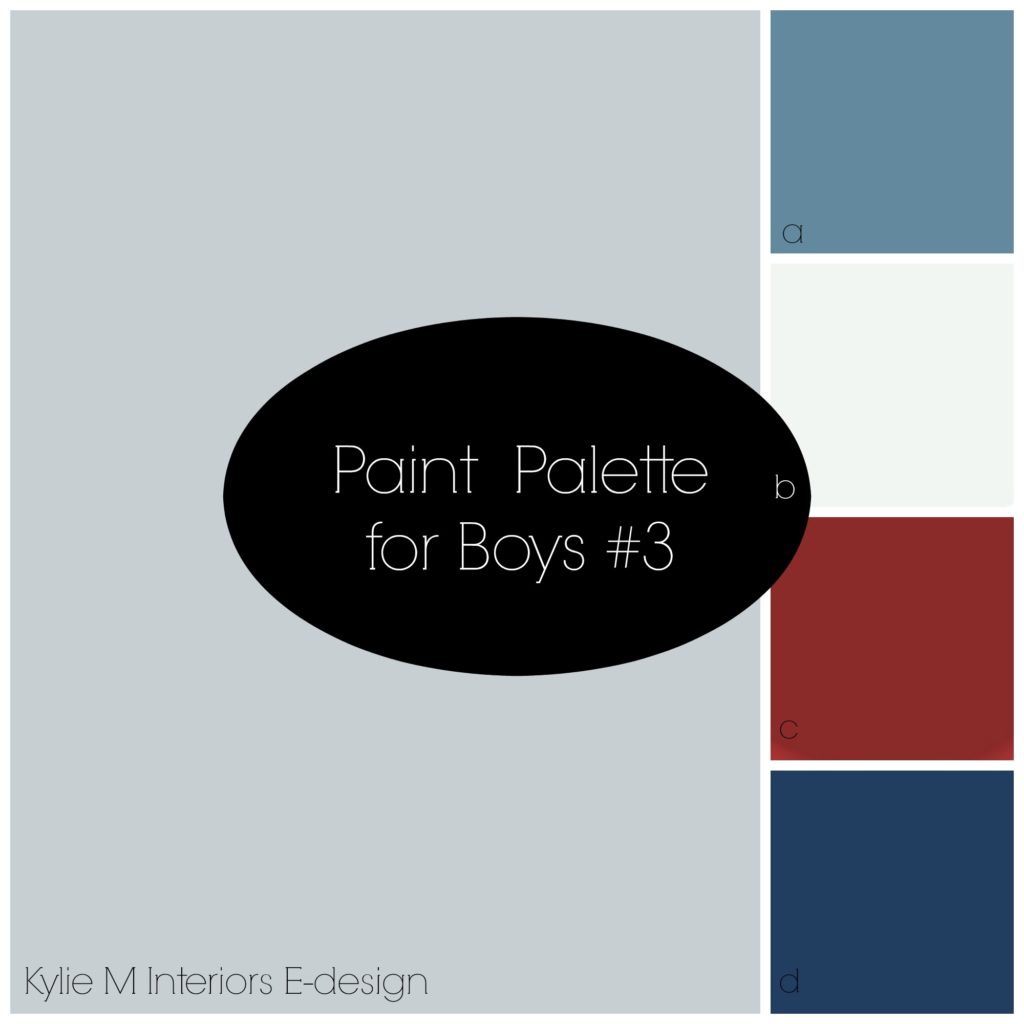Best Paint Palette For A Boys Bedroom Using Gray Blue Navy Red And White Kylie M Interiors Edesign,Chocolate Brown Color Combination For Brown