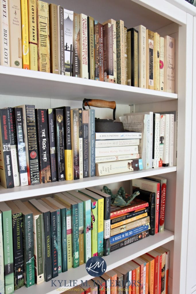Idea to display a large novel or book collection by Kylie M INteriors