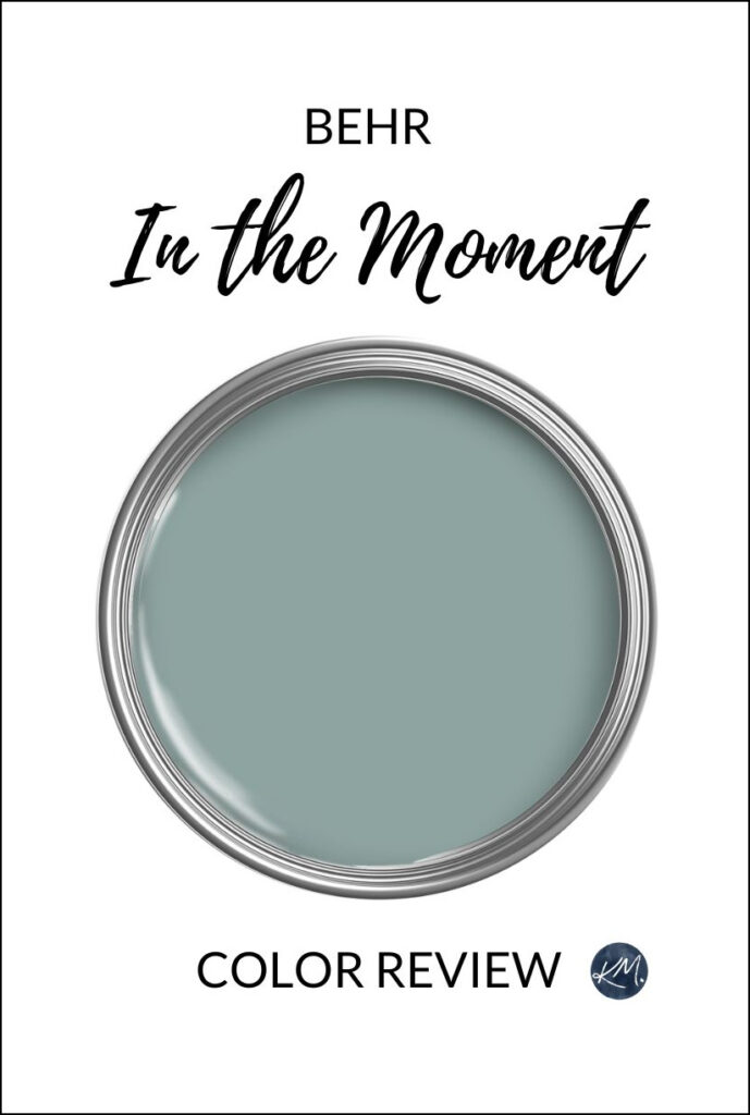 behr in the moment, best blue-green paint color. earth-toned teal. color review by kylie m.