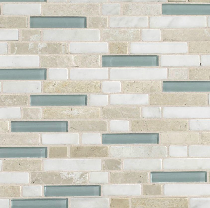 Accent tile to update forest green in kitchen or bathroom