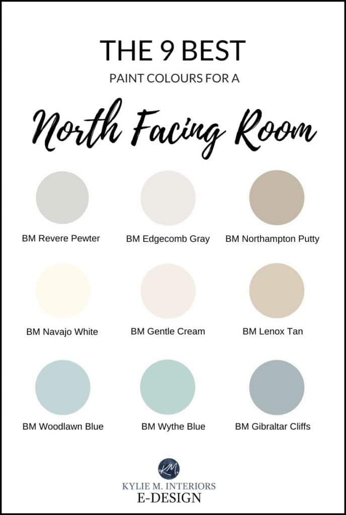 North Facing Room The Best Most Popular Benjamin Moore Paint Colours - What Colour To Paint A North East Facing Room