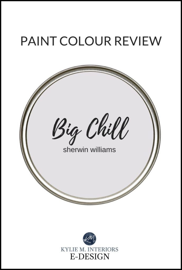 The best gray paint colour, Sherwin Williams Big Chill, a popular neutral. Kylie M Interiors paint color review of grey. Edesign, online and virtual paint colour consultant