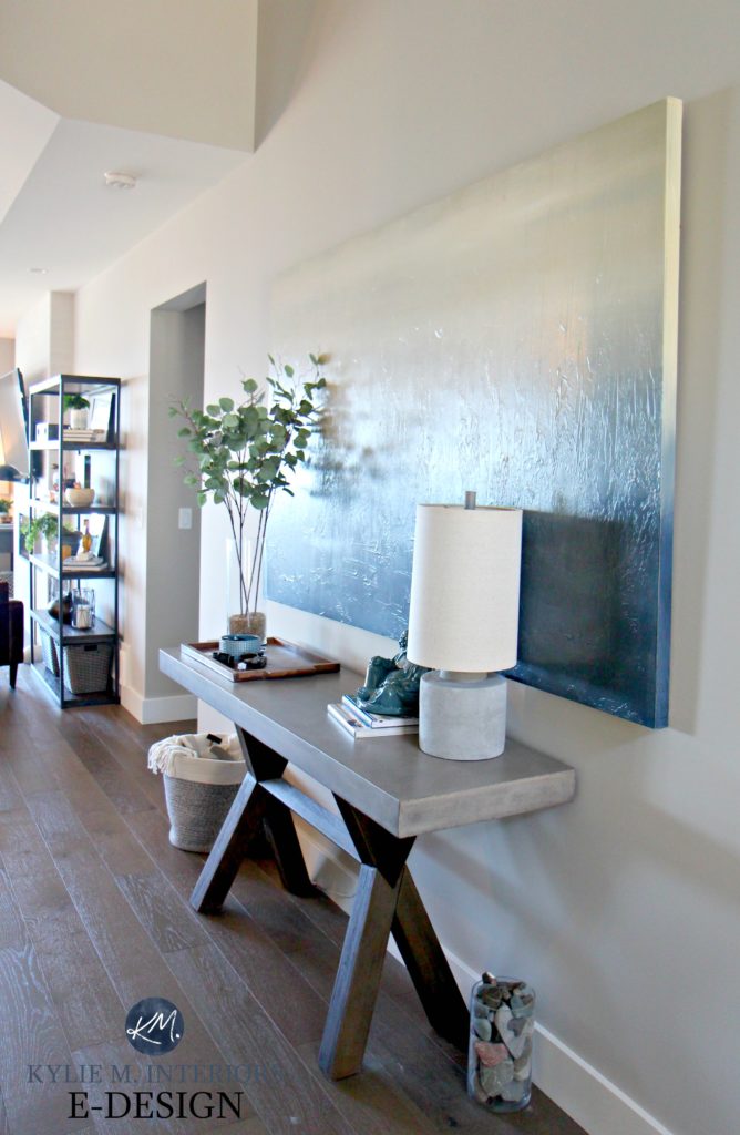 The Right Height To Hang Artwork, How Many Inches Should A Mirror Be Above Console Table