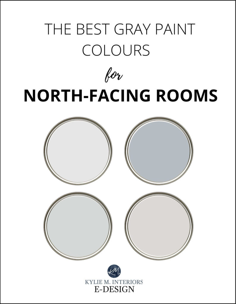 the best gray paint colours for north facing rooms, northern exposure, Kylie M Interiors Edesign