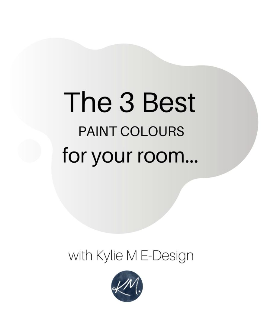 The best warm gray grey paint colors for your room. Online paint colour consulting by Kylie M Interiors Edesign. DIY decorating ideas and blogger