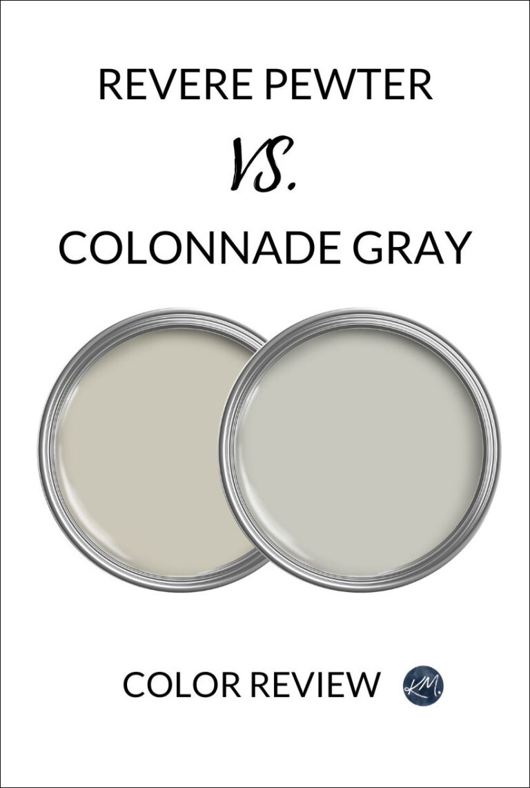 Colonnade Gray vs. Revere Pewter: My Personal Review - Kylie M Interiors