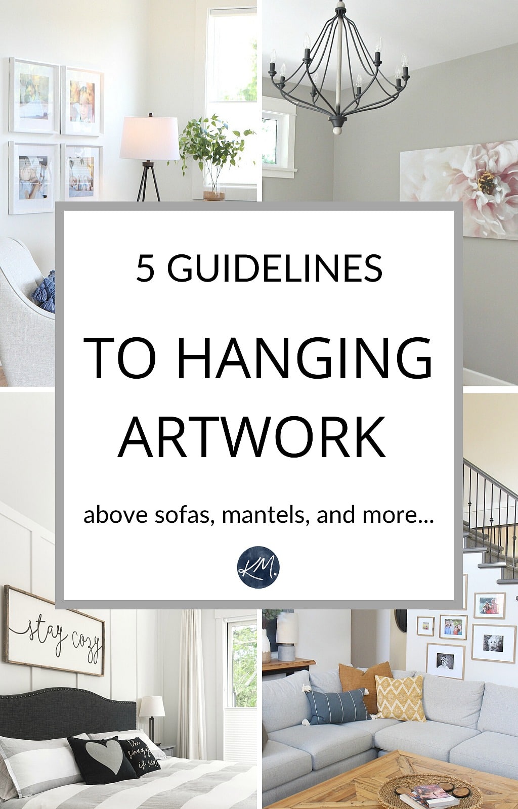 The Right Height To Hang Artwork, How To Hang A Mirror Over Sofa
