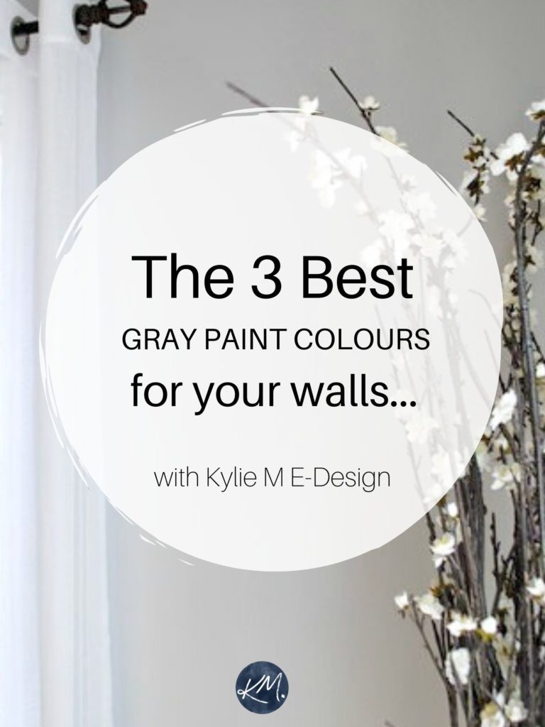 The best gray paint colors for your room. Benjamin and Sherwin. Edesign, Kylie M Interiors online paint colour services. Home decorating and diy ideas blogger.market