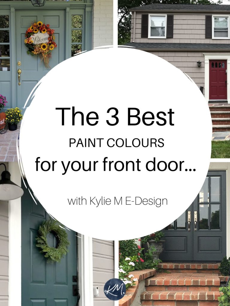 What Are The Best Paint Colours For Your Front Door Kylie M Interiors - Exterior Paint Ideas For Front Doors