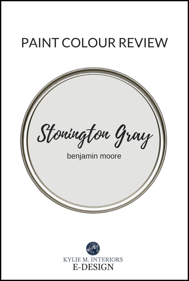 The best gray paint colour, paint colour review Benjamin Moore Stonington Gray. Kylie M Interiors, edesign and online paint color expert and consulting blog