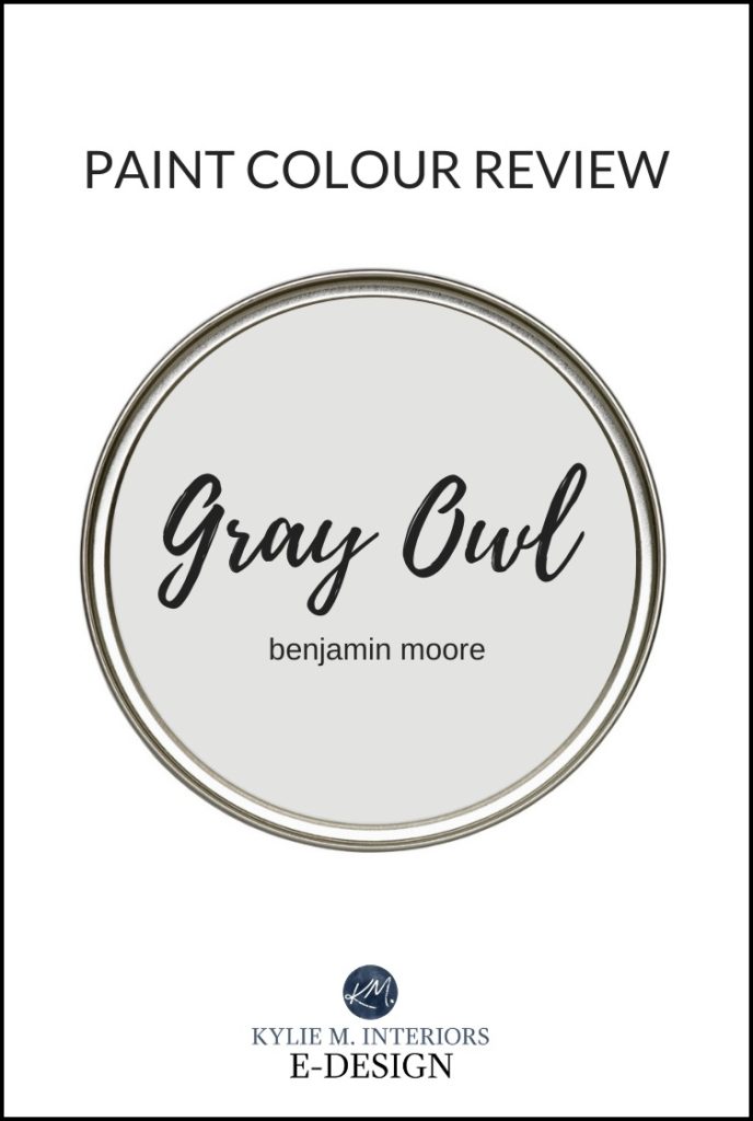 The best gray paint colour, review of Benjamin Moore Gray Owl. Kylie M Interiors Edesign, virtual online paint colour consulting. DIY advice blogger