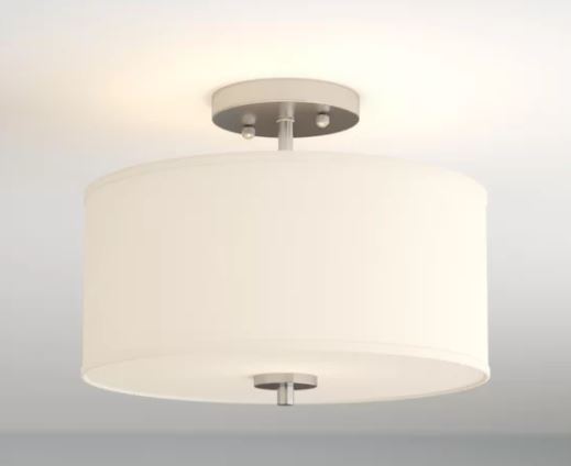 semi flush mount light affordable, Wayfair