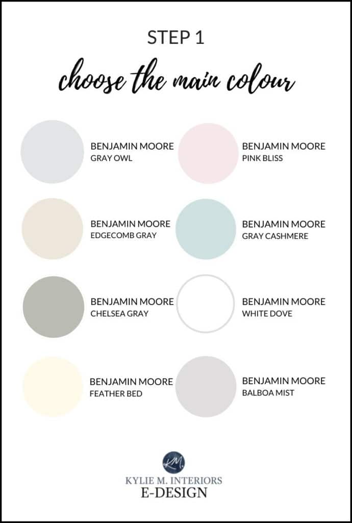 the best, popular gender neutral paint colour palettes for kids room, nursery, boy, girl, them they. Kylie M Interiors Edesign