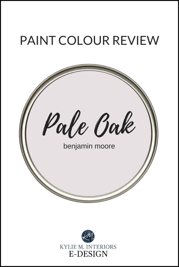 Paint colour review of the best taupe greige paint colour. Benjamin Moore Pale Oak. Kylie M Interiors Edesign, online paint color consulting and diy decorating blogger