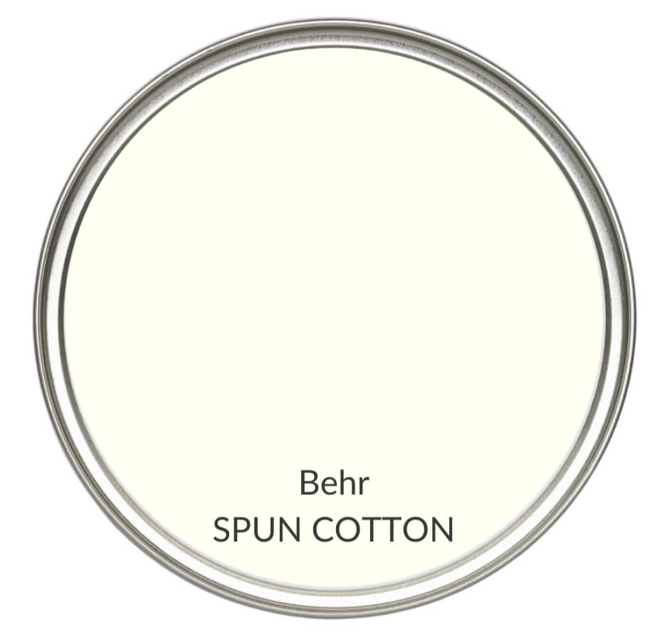 The best warm white paint colours Behr Spun Cotton. Kylie M Interiors Edesign (1)