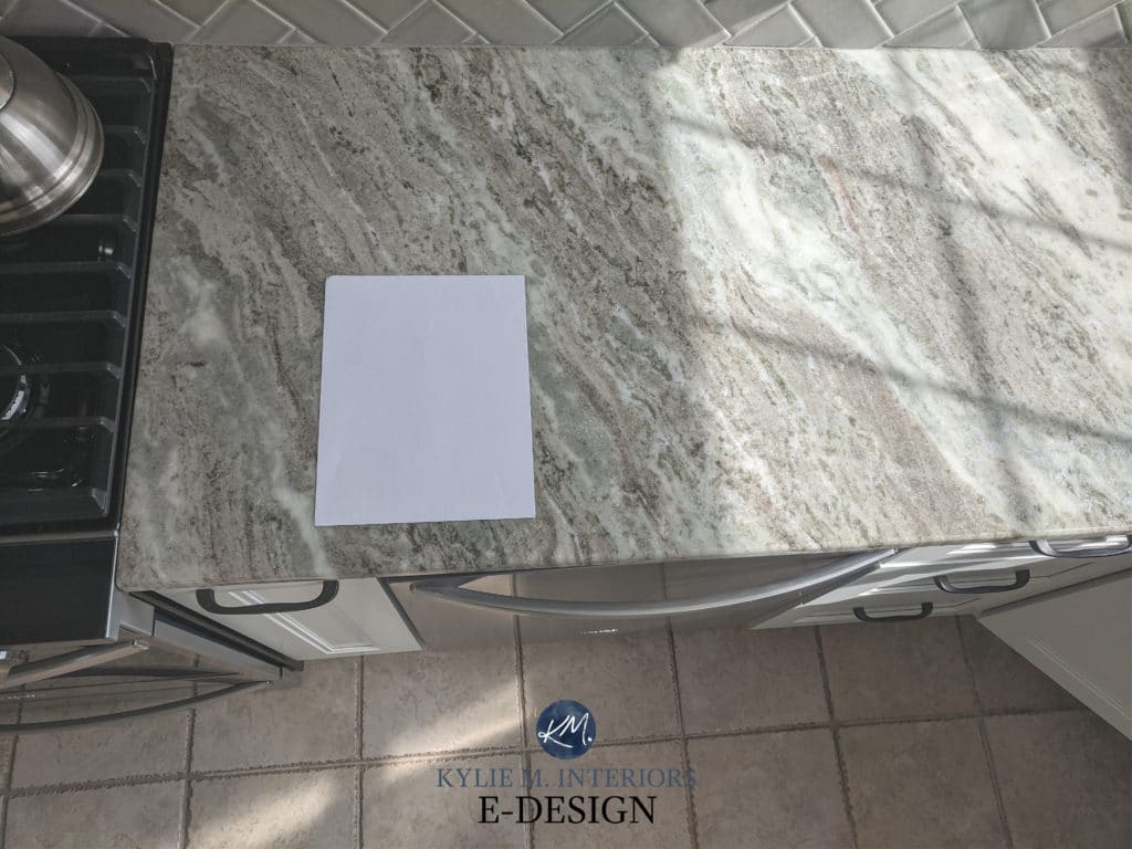 How to pick a new countertop that coordinates with beige tile