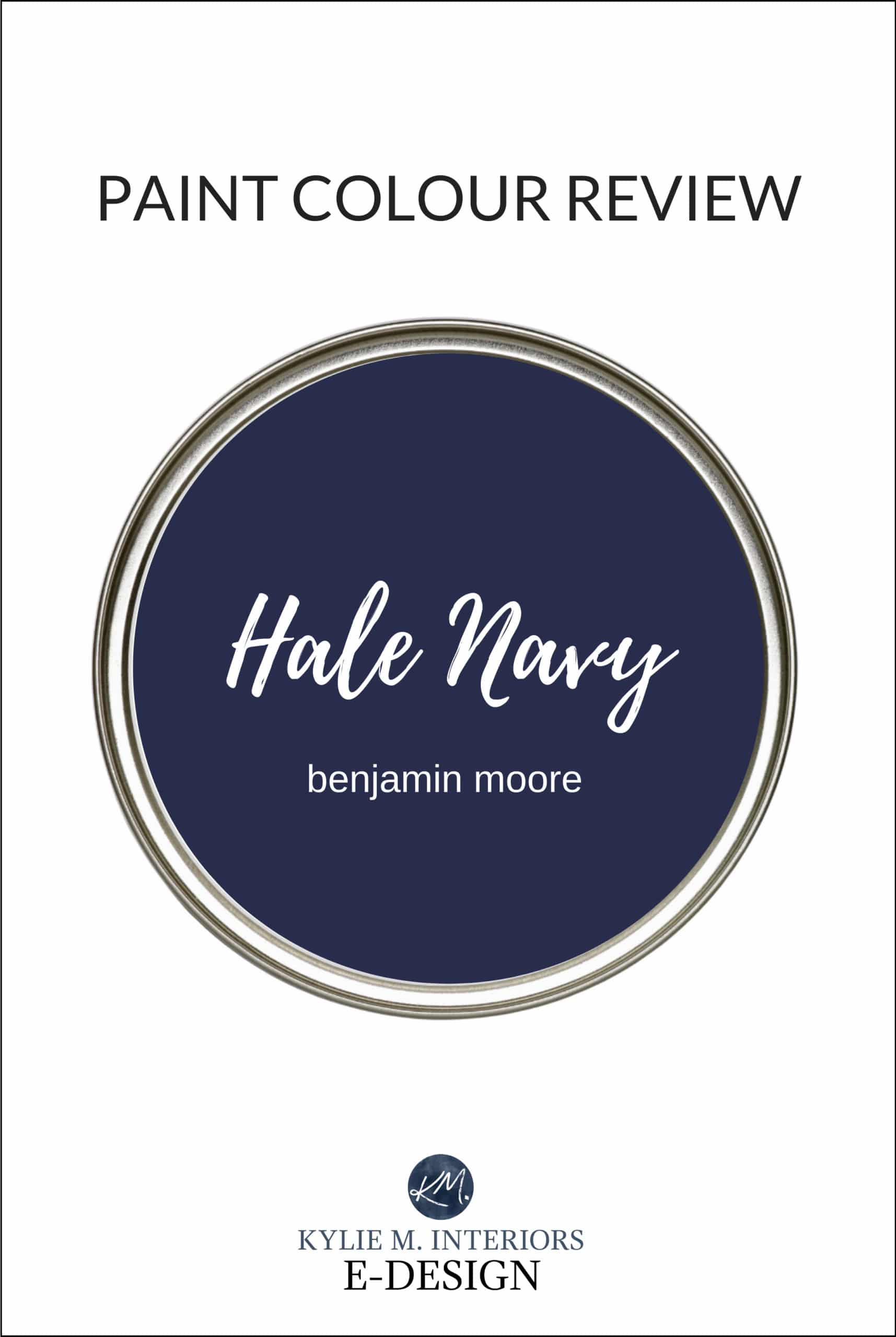 Paint colour review, best navy blue paint colour, Benjamin Moore Hale Navy. Edesign and online paint color consulting, Kylie M Interiors, diy decorative advice