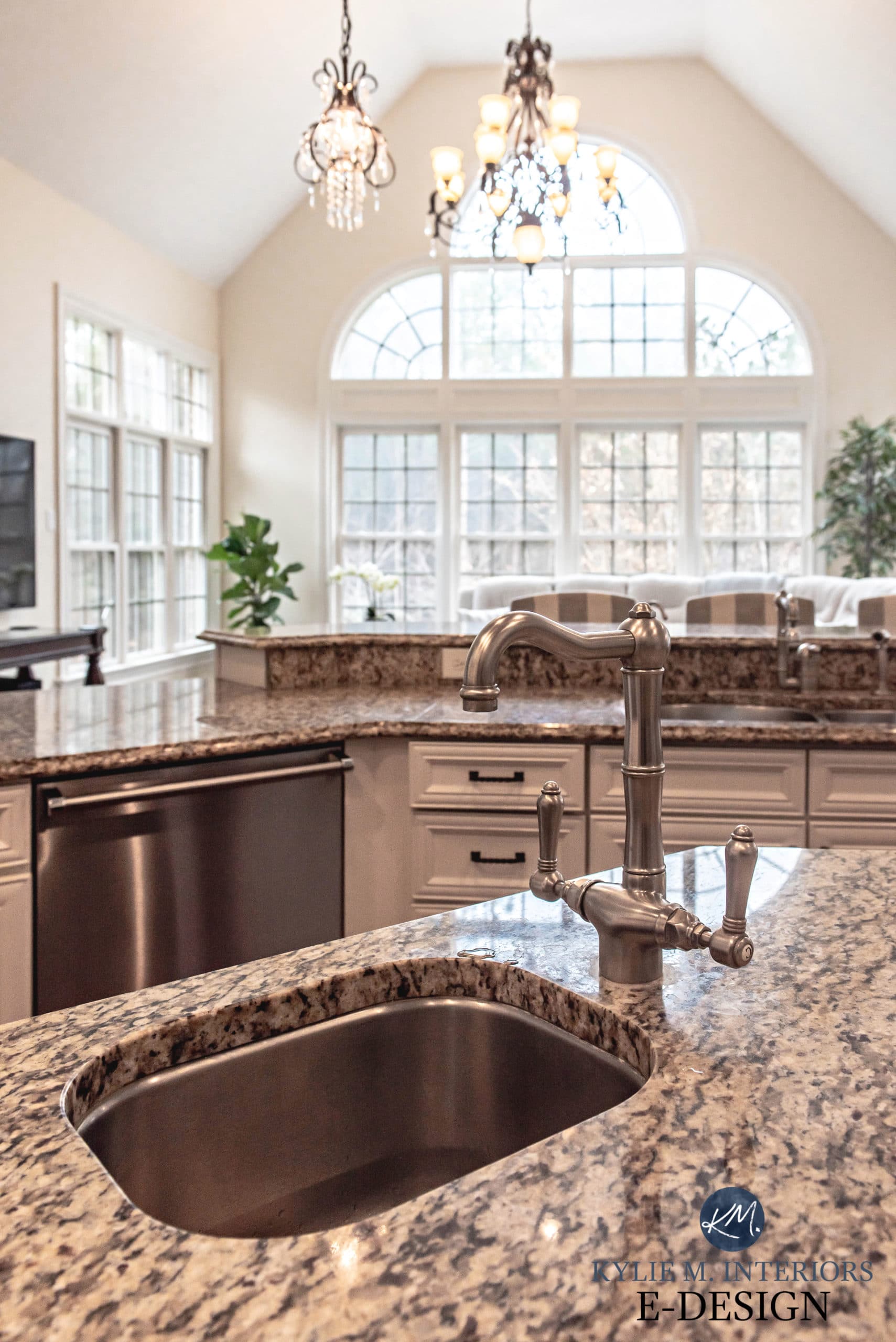 How to Update Venetian Gold & Santa Cecilia Granite Countertops