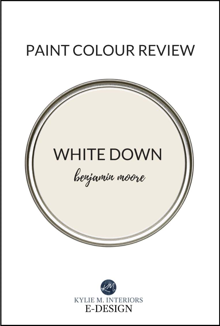 Paint colour review, best cream by Benjamin Moore, White Down. Kylie M Interiors Edesign, online decorating and diy design advice blogger