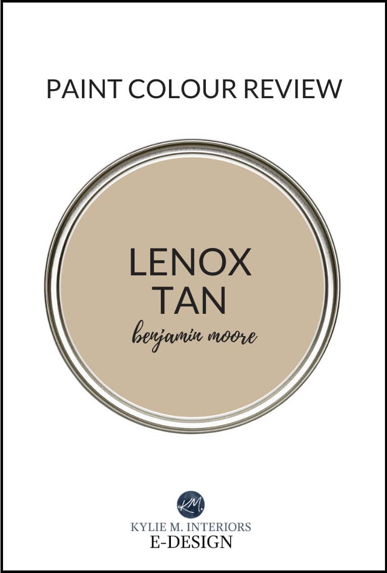 Paint colour review, popular beige neutral, Benjamin Moore Lenox Tan. Kylie M Interiors Edesign, diy decorating blogger and advice (2)