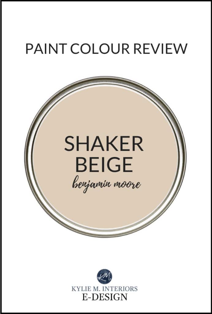 Paint colour review, popular beige neutral, Benjamin Moore Shaker Beige. Kylie M Interiors Edesign, diy decorating blogger and advice (1)