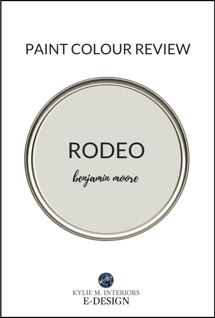 Benjamin Moore Rodeo paint color review, similar to REvere Pewter. Kylie M Interiors Edesign, diy blogger, design (1)