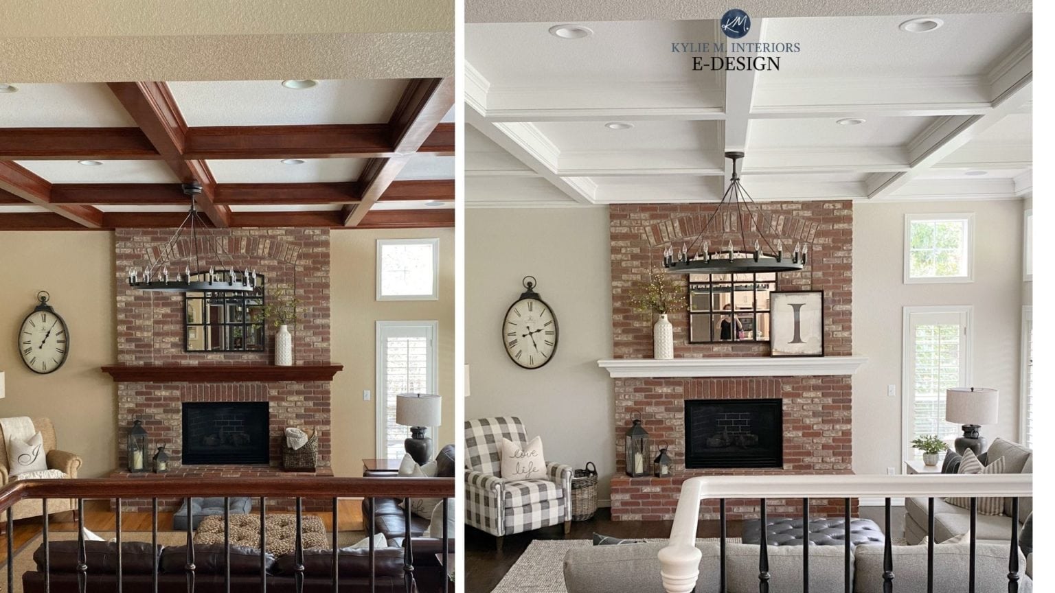 The Best Paint Colors to Go With a Red or Pink Brick Fireplace