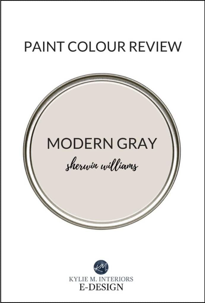 Sherwin Williams Modern Gray, best warm grey paint colour. Review by Kylie M Interiors Edesign, online paint color consulting (2)
