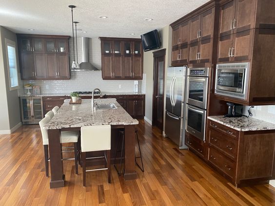 Should I Paint My Wood Cabinets Or Keep, How To Update Cherry Kitchen Cabinets Without Painting