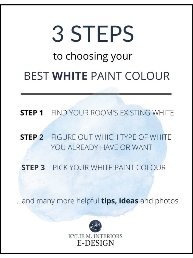 3 STEPS to Pick the Best White for Your Cabinets or Walls - Kylie M ...