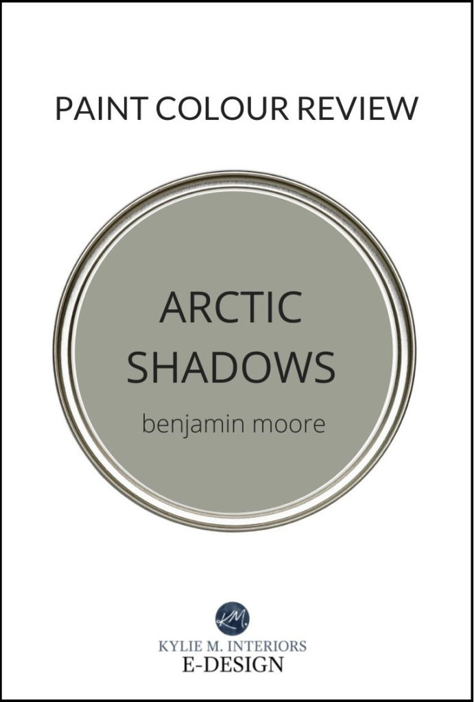 Paint colour review, best green paint colour, Benjamin Moore Arctic Shadows for walls. Kylie M Decorating and design