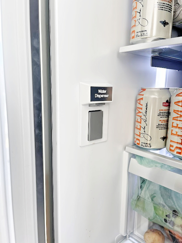 water dispenser in fulgor fridge