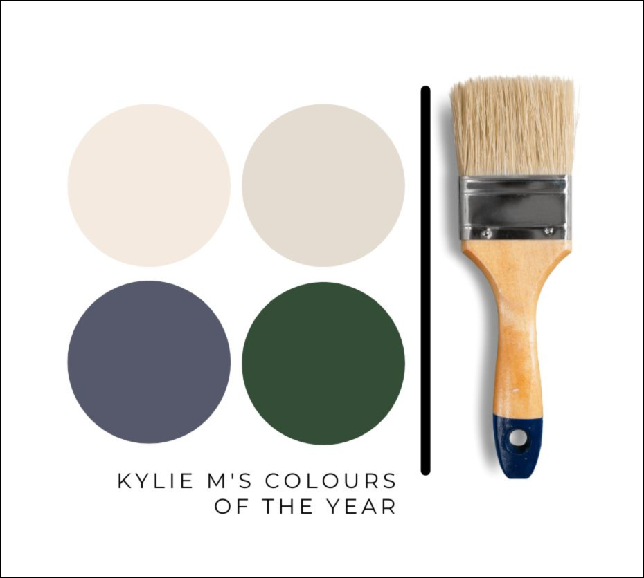 Kylie M Colors of the Year Benjamin Moore and Sherwin Williams, trending colours. Edesign