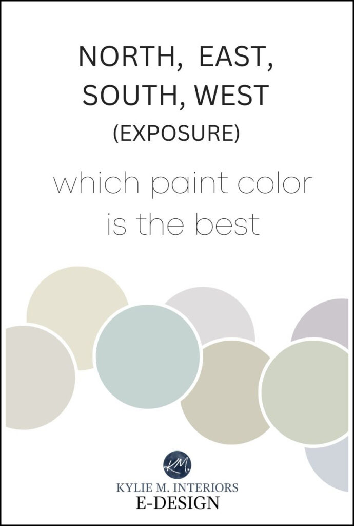 NORTH, EAST, SOUTH, WEST, EXPOSURES, PICKING THE BEST PAINT COLORS WITH KYLIE M