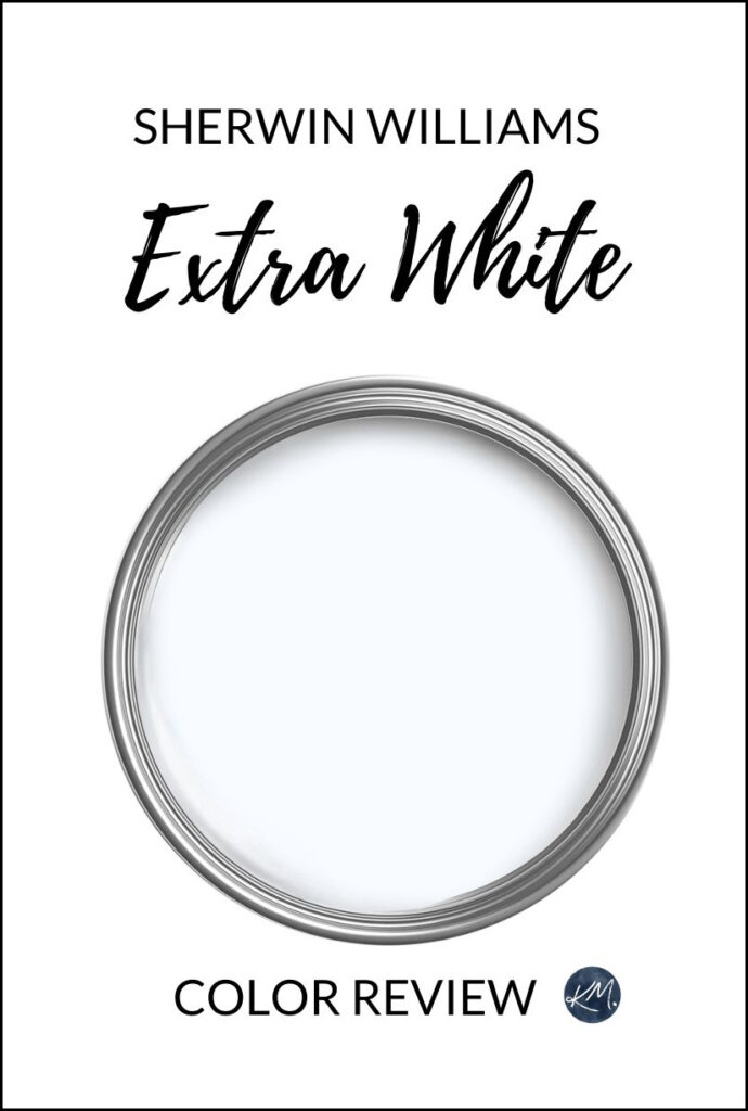 Sherwin Williams Extra White paint color review, best shade of white, KYlie M interiors
