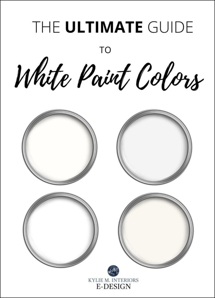 guide to white paint colors on walls, cabinets, trims. Kylie M, North America's top paint color expert consultant. Benjamin and Sherwin