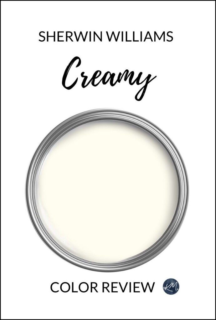 Sherwin Williams Creamy, best shade of cream for walls cabinets and trims, maybe. Undertones, LRV, use and similar colors. Kylie M Color Expert