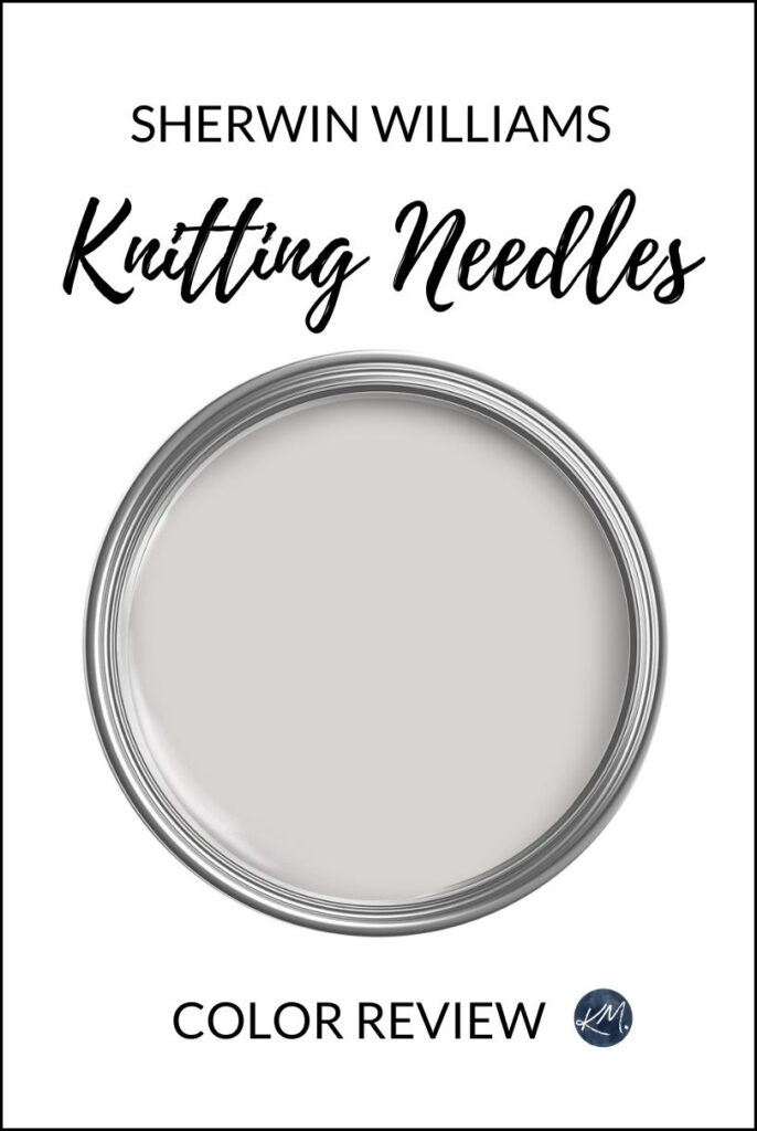 Paint color review, best warm gray, Sherwin Williams Knitting Needles with KYlie M Interiors