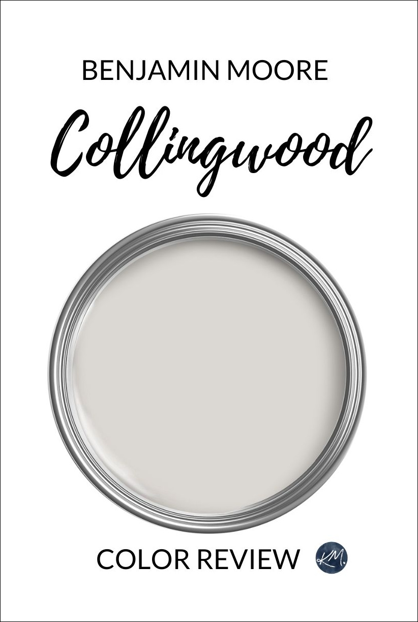 paint color review, popular, best selling warm gray, BEnjamin Moore Collingwood with Kylie M