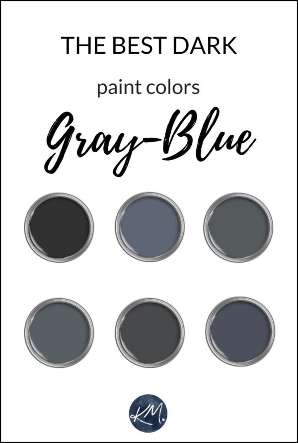 The 12 Best DARKER Gray-Blue Paint Colors