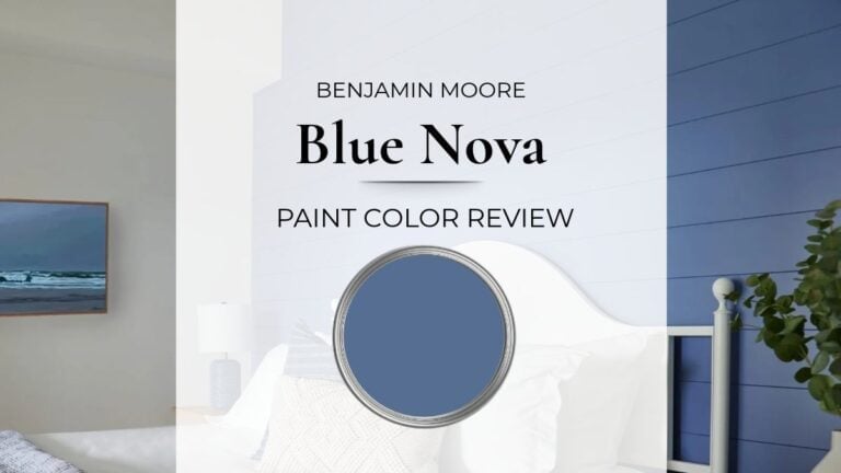 Paint color review of Benjamin Moore Blue Nova