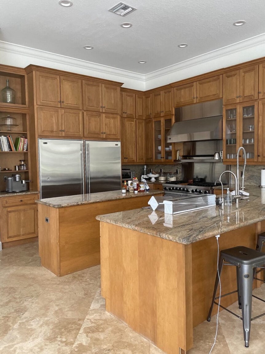 How to Update Cherry (Red) Wood Cabinets Without Replacing Them