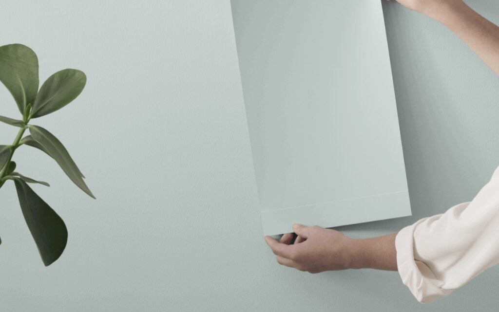 benjamin moore wales gray, samplize peel and stick