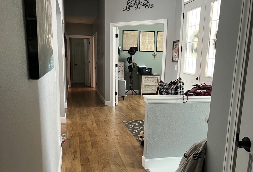entryway before board and batten idea