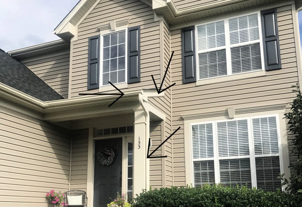 exterior details, should gutters, soffits, windows match trims or siding and more
